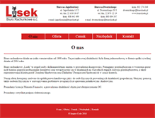 Tablet Screenshot of biurolisek.pl